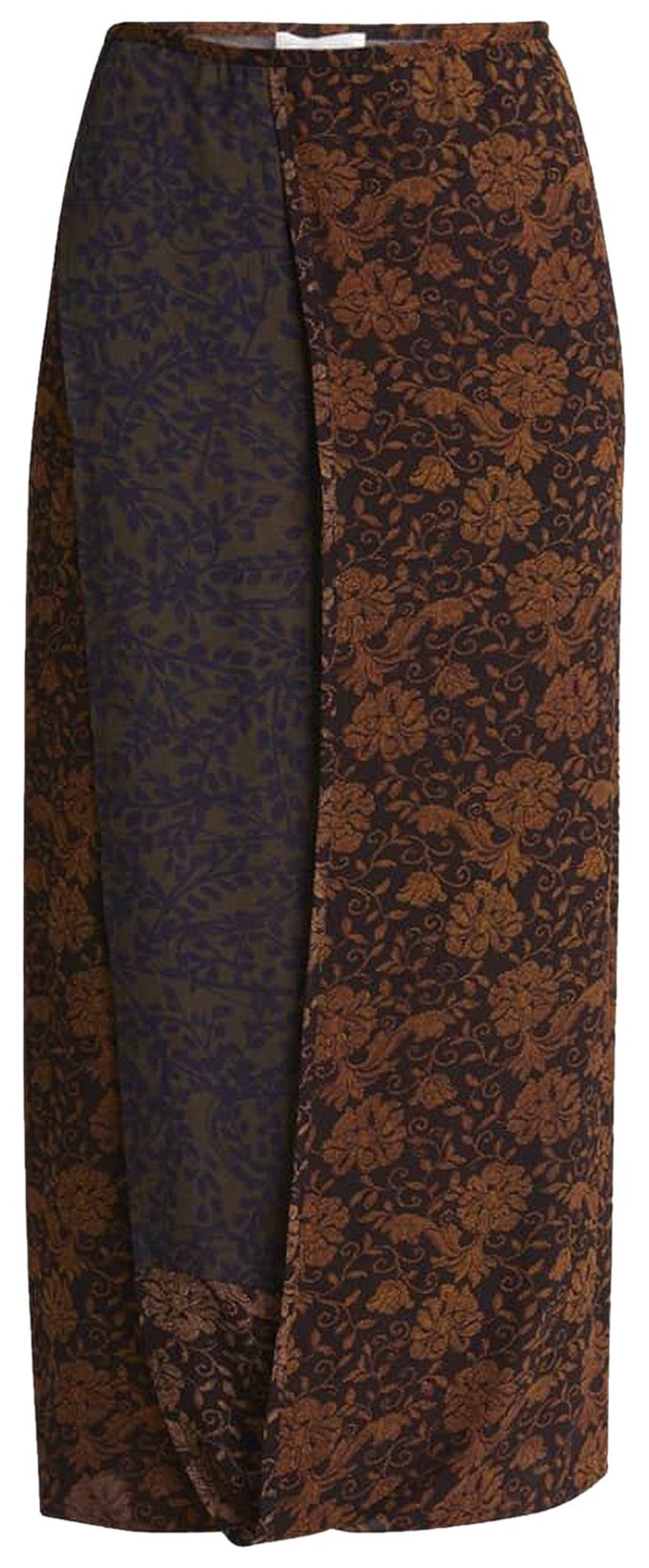 

Юбка Dries Van Noten Spa Skirt 'Dark Brown', коричневый
