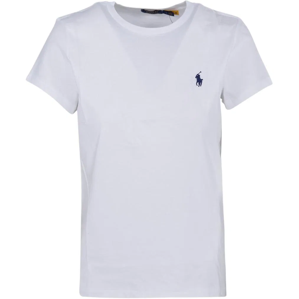 Футболка с логотипом Polo Ralph Lauren белая