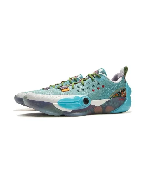 Мужские кроссовки LI-NING Wade All City 13 для игры на улице зелёные