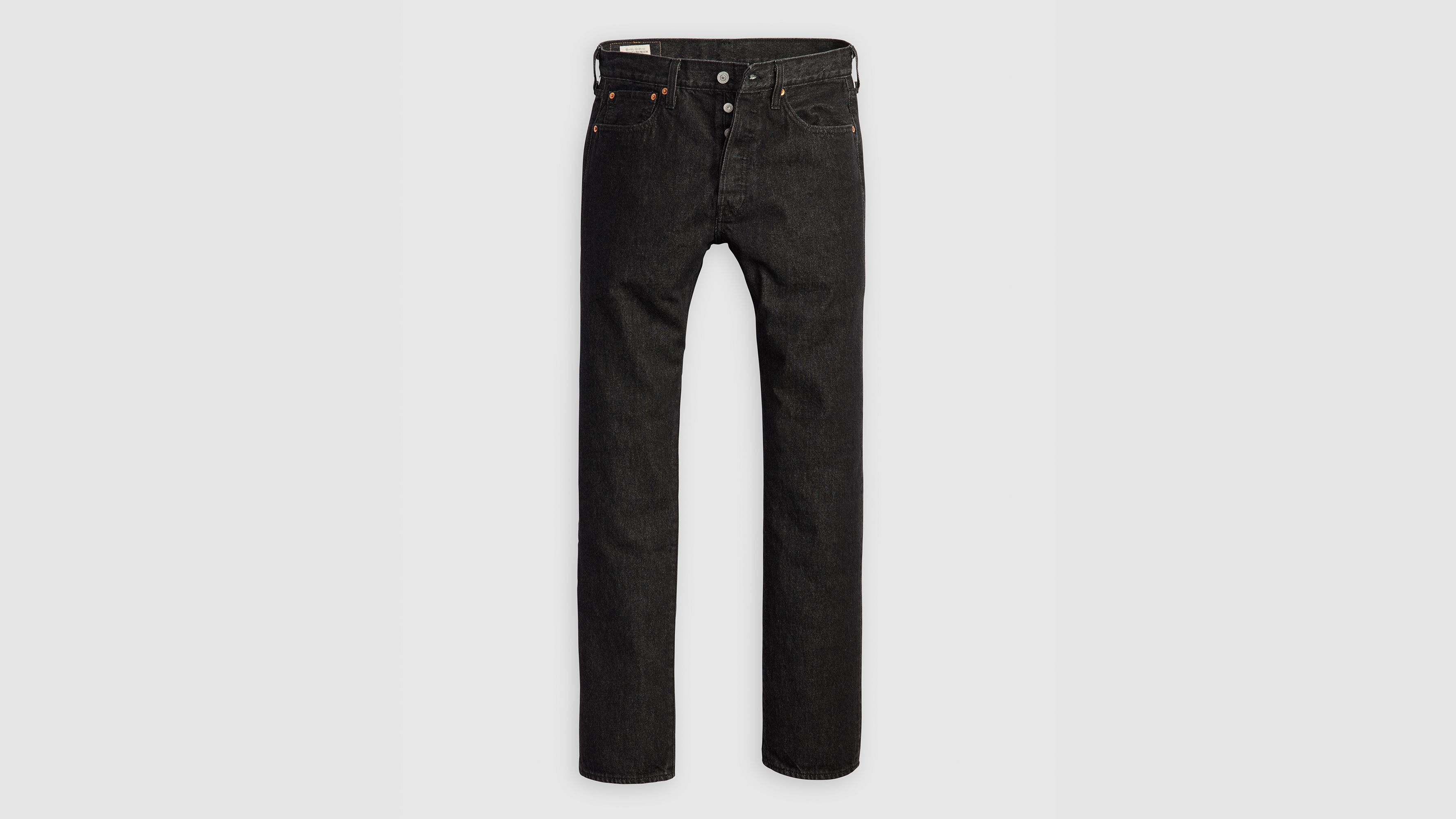 501 Оригинальные джинсы Selvedge для мужчин Levi's, цвет Big Step Rinse - Black — фото 4