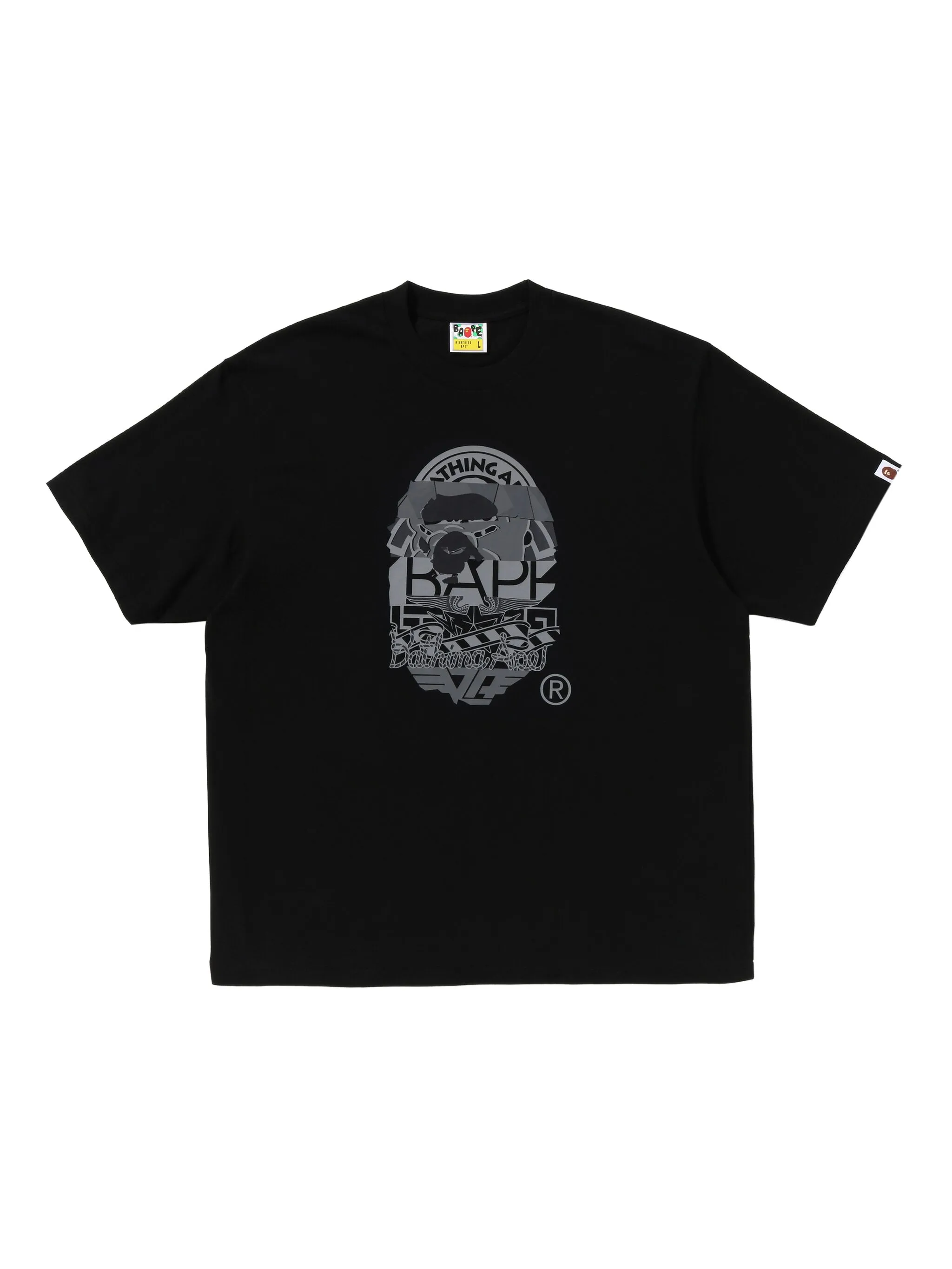 

Футболка с графичным принтом A Bathing Ape, черный