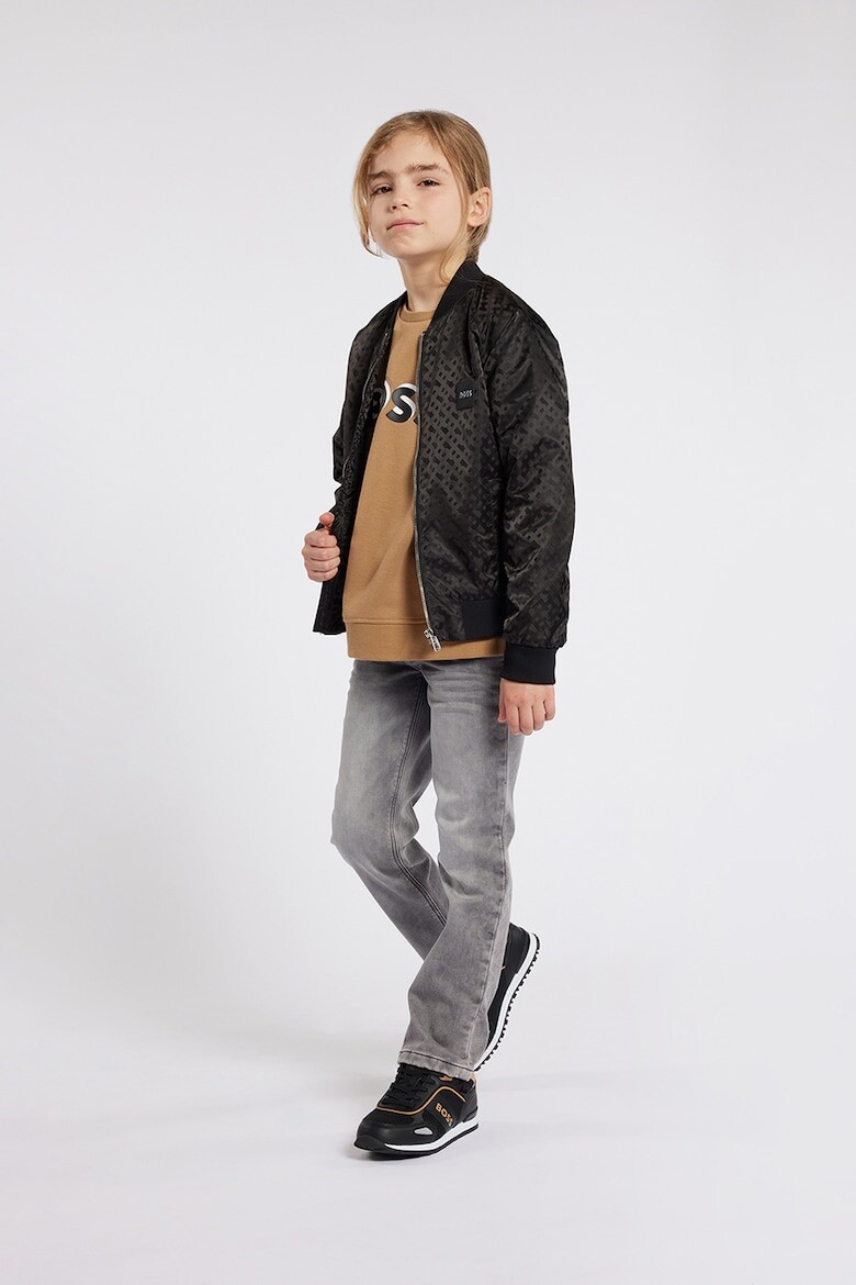 

Джинсы с потертым эффектом Boss Kidswear, серый