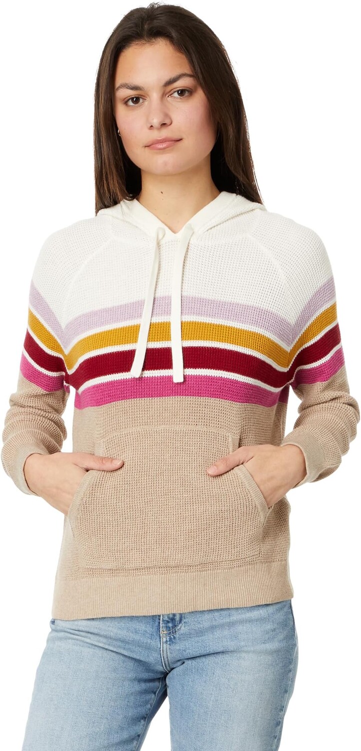

Свитер Faherty Throwback Sweater Hoodie, цвет Catching Rays