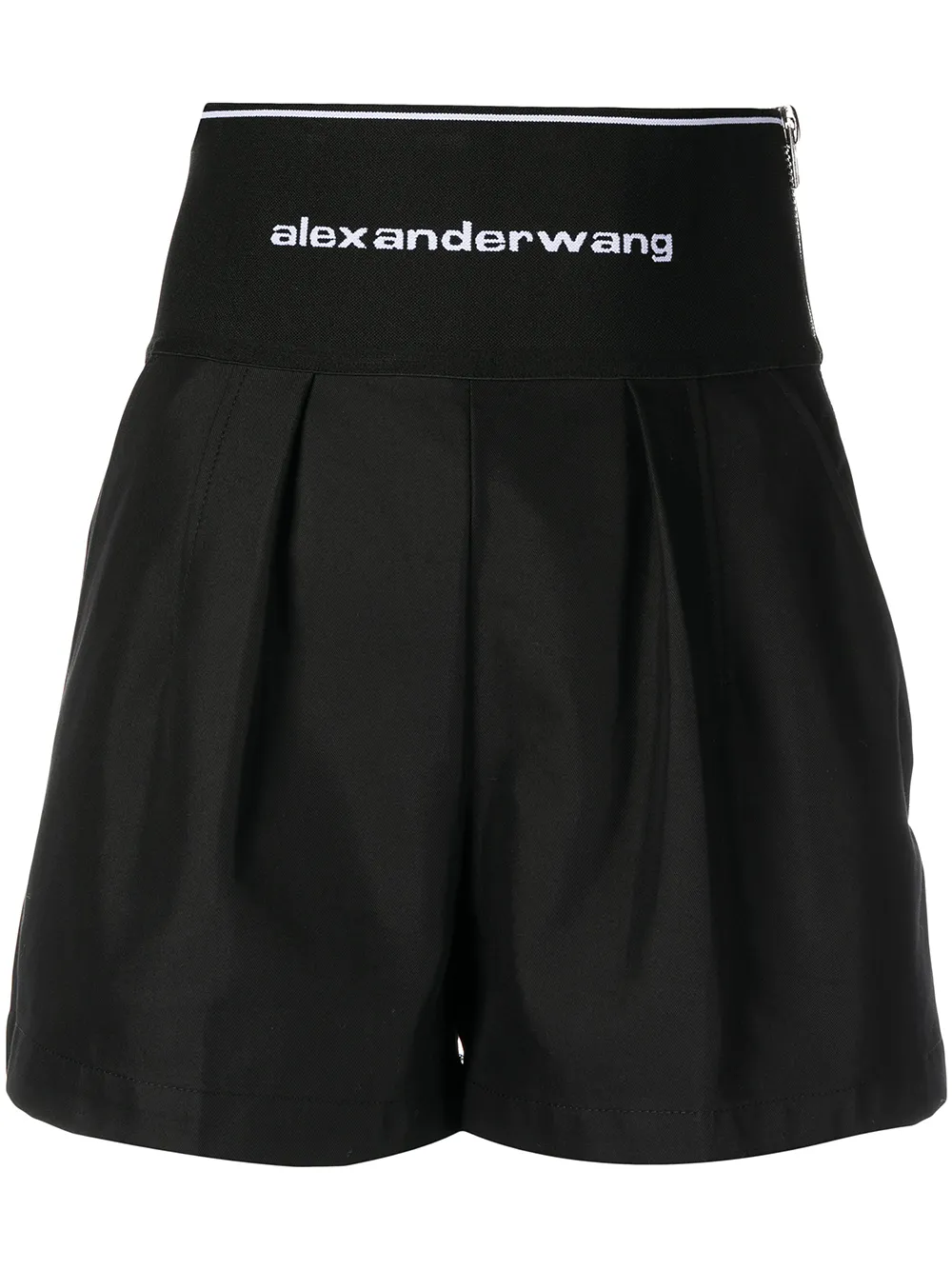 

Шорты с логотипом на поясе Alexander Wang, черный