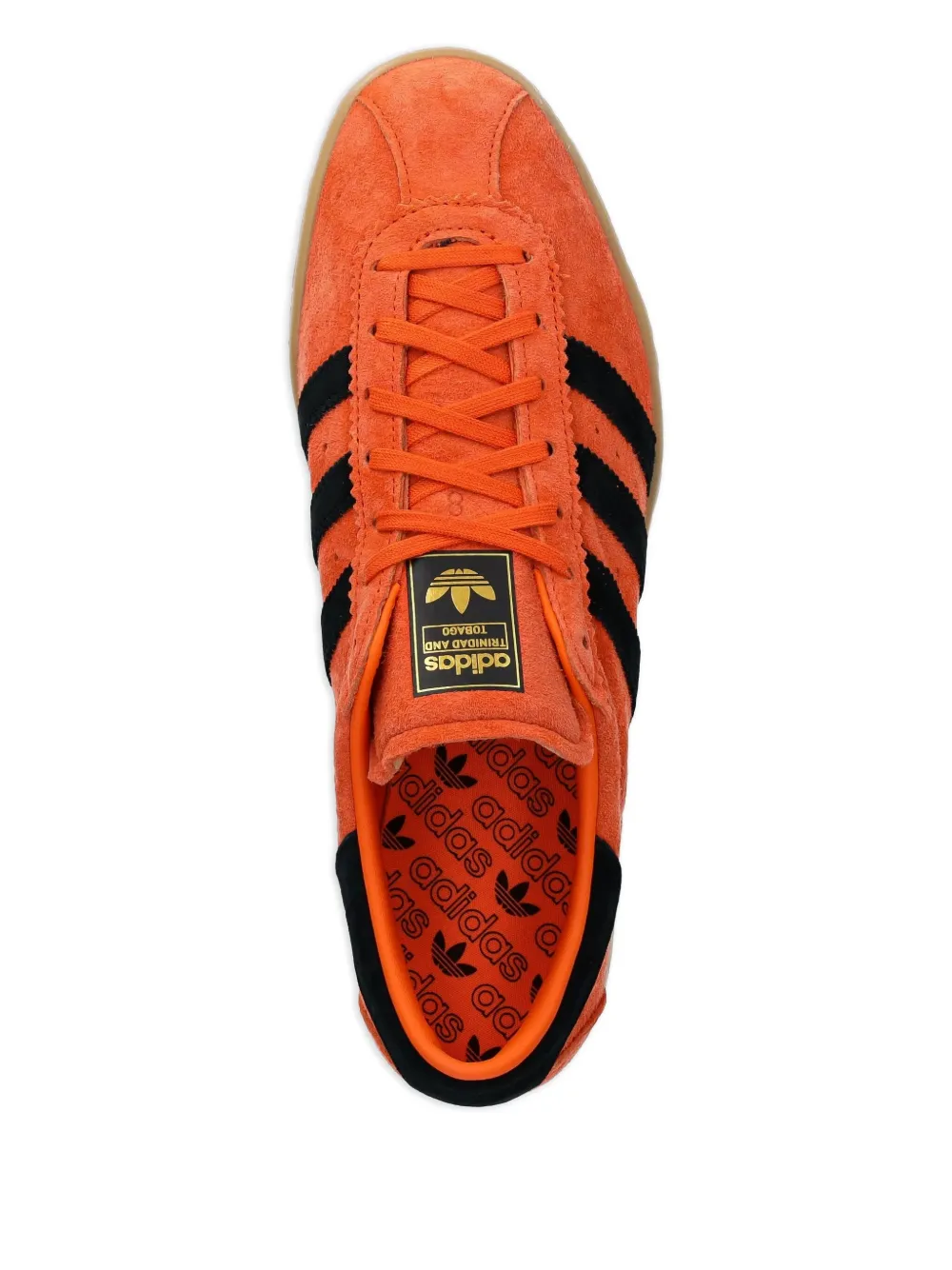 Кеды на шнуровке Adidas, оранжевый — фото 4