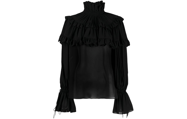 

SAINT LAURENT Женская рубашка, цвет Black