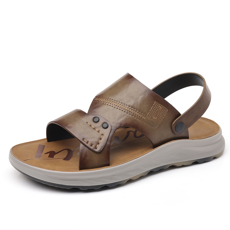 

POPULAR ROUSE PR Мужские пляжные сандалии цвета хаки, цвет Khaki