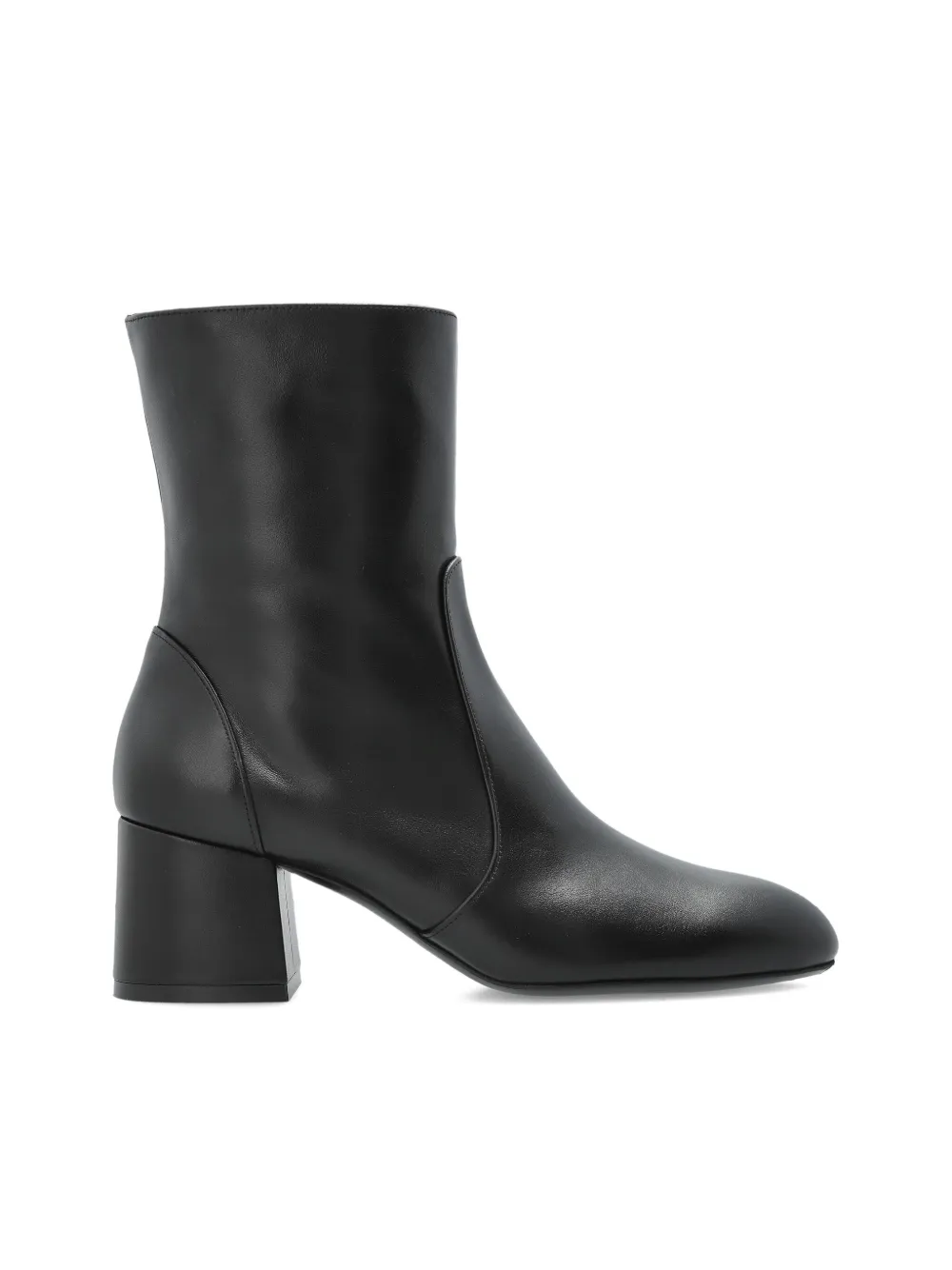 Кожаные сапоги до щиколотки Stuart Weitzman, черный