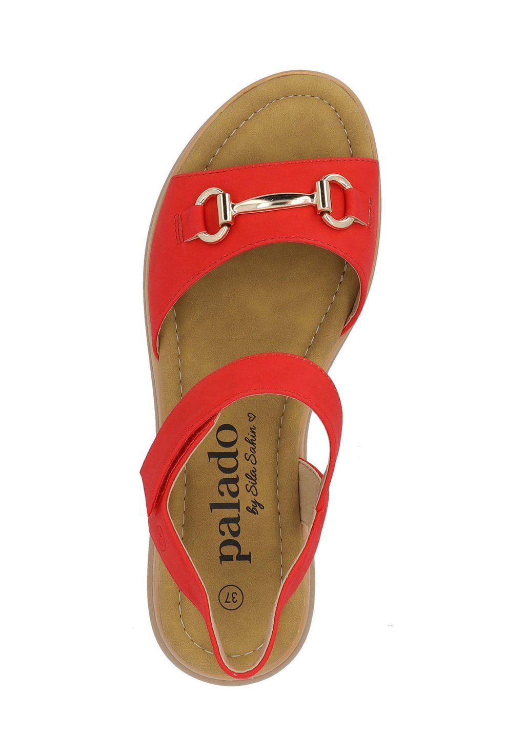 Босоножки на танкетке Platform sandals Palado by Sila Sahin, красный — фото 3