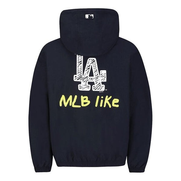 

Куртка MLB Unisex LIKE Series Windblocker Jacket Blue, синий