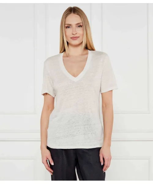 

Льняная футболка c_ela_1 Regular fit Boss Orange, бежевый