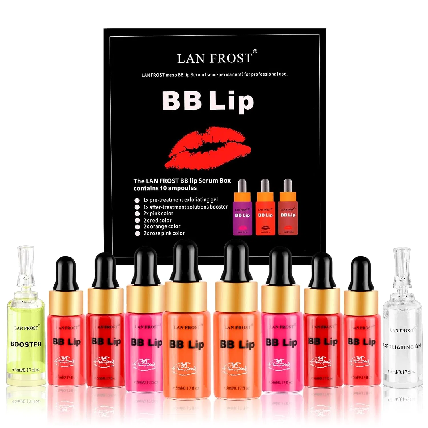 Набор сывороток для губ BB Lip Glow Ampoule Serum Starter Kit ‎Tresson