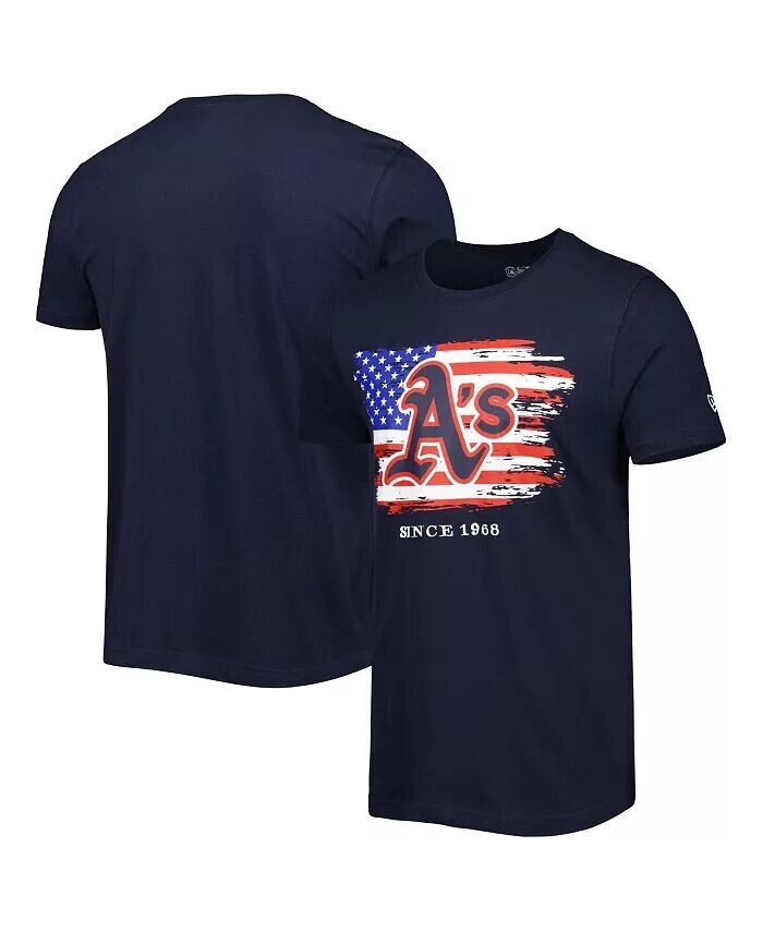 

Футболка мужская Navy Oakland Athletics 4th of July Jersey New Era