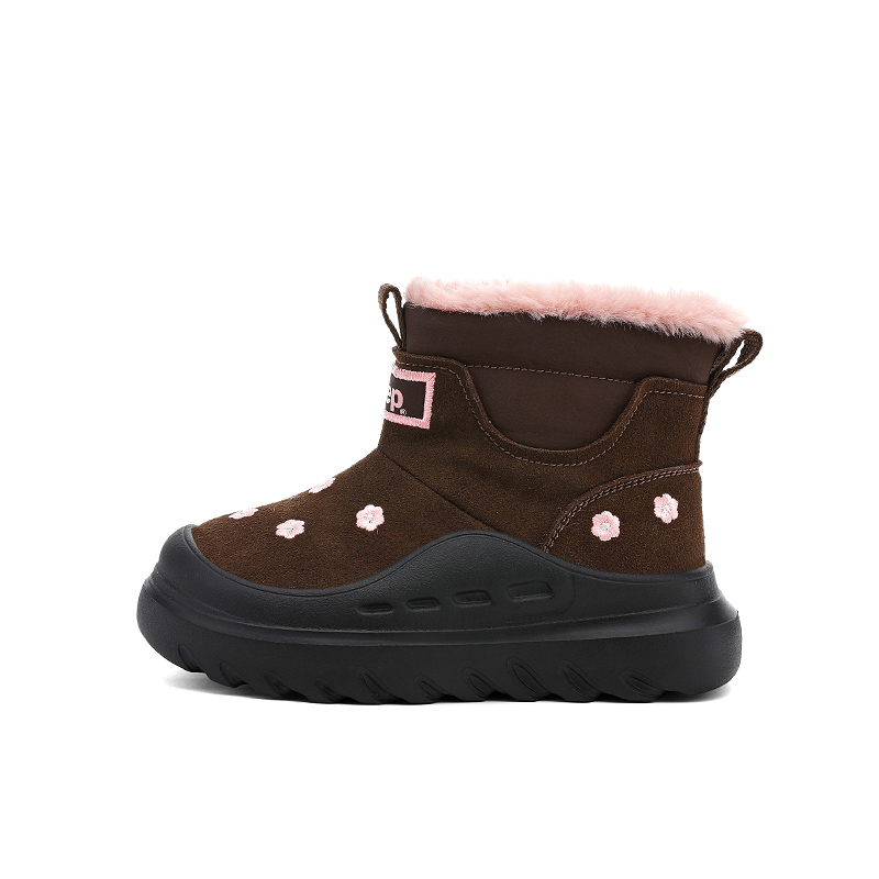 

Утепленные зимние ботинки mid top для детей с противоскользящей и износостойкой подошвой Jeep, cherry blossom розовый/tea коричневый коричневый[fleece-lined]