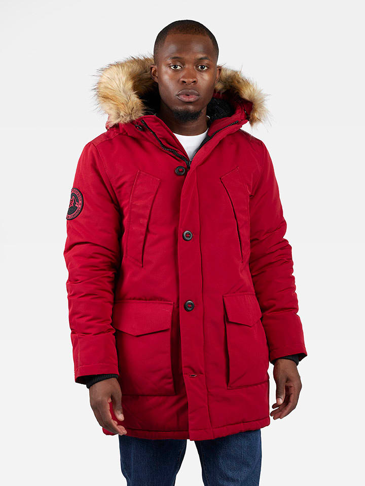 

Superdry Переходное пальто красного цвета