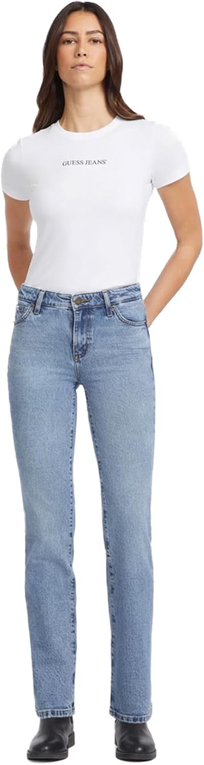 

GUESS G08 джинсы прямые мид-райз, Gj Dark Wash