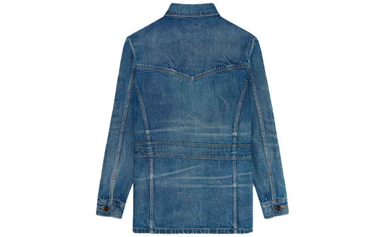 

Джинсовая куртка мужская синяя Saint Laurent, синий