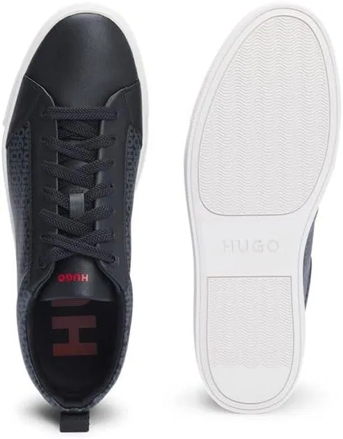 Кроссовки HUGO Men's Morrie_Tenn_Mono Tennis, Black — фото 2