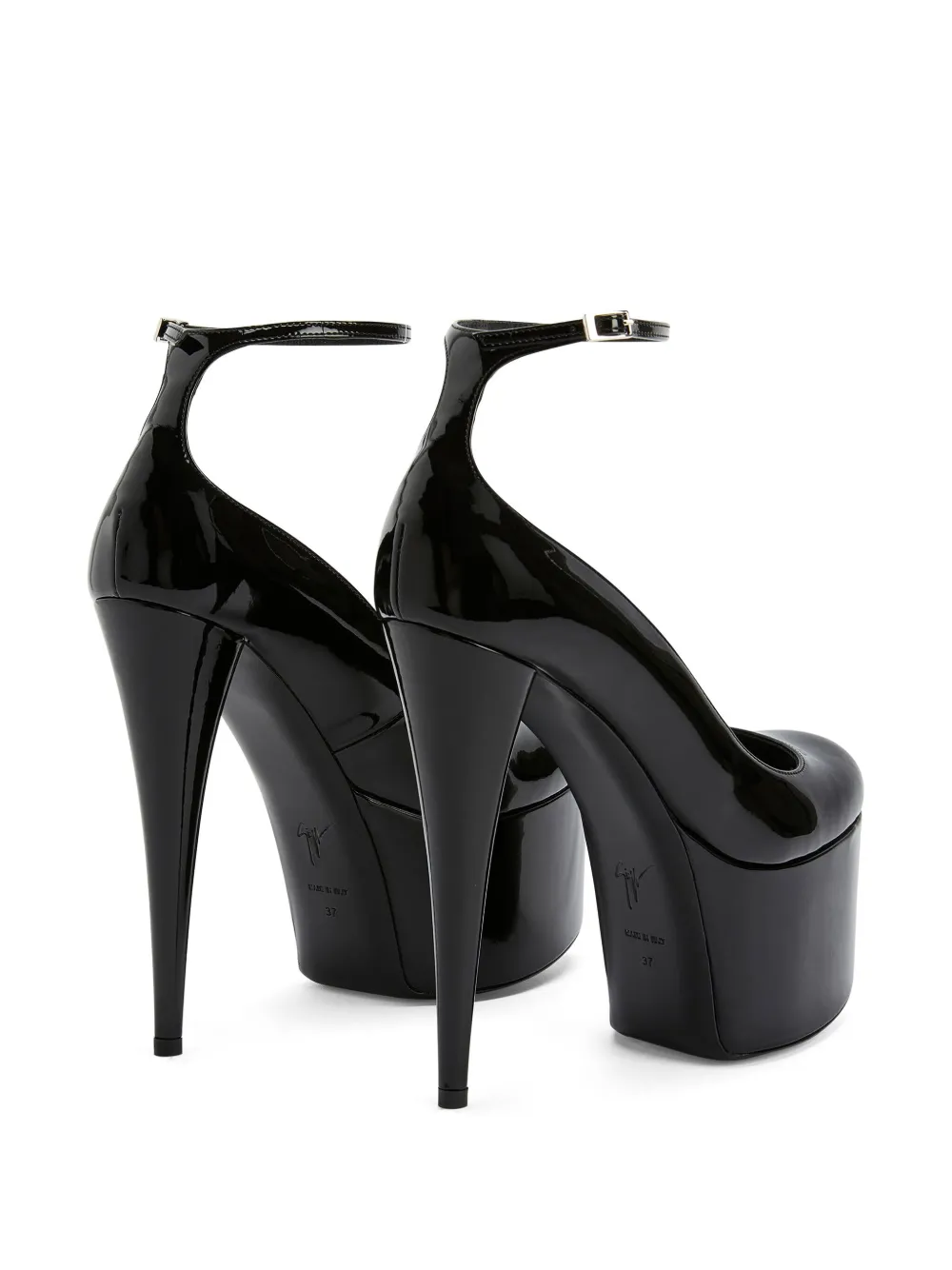 Лакированные туфли на шпильке Giuseppe Zanotti, черный — фото 3