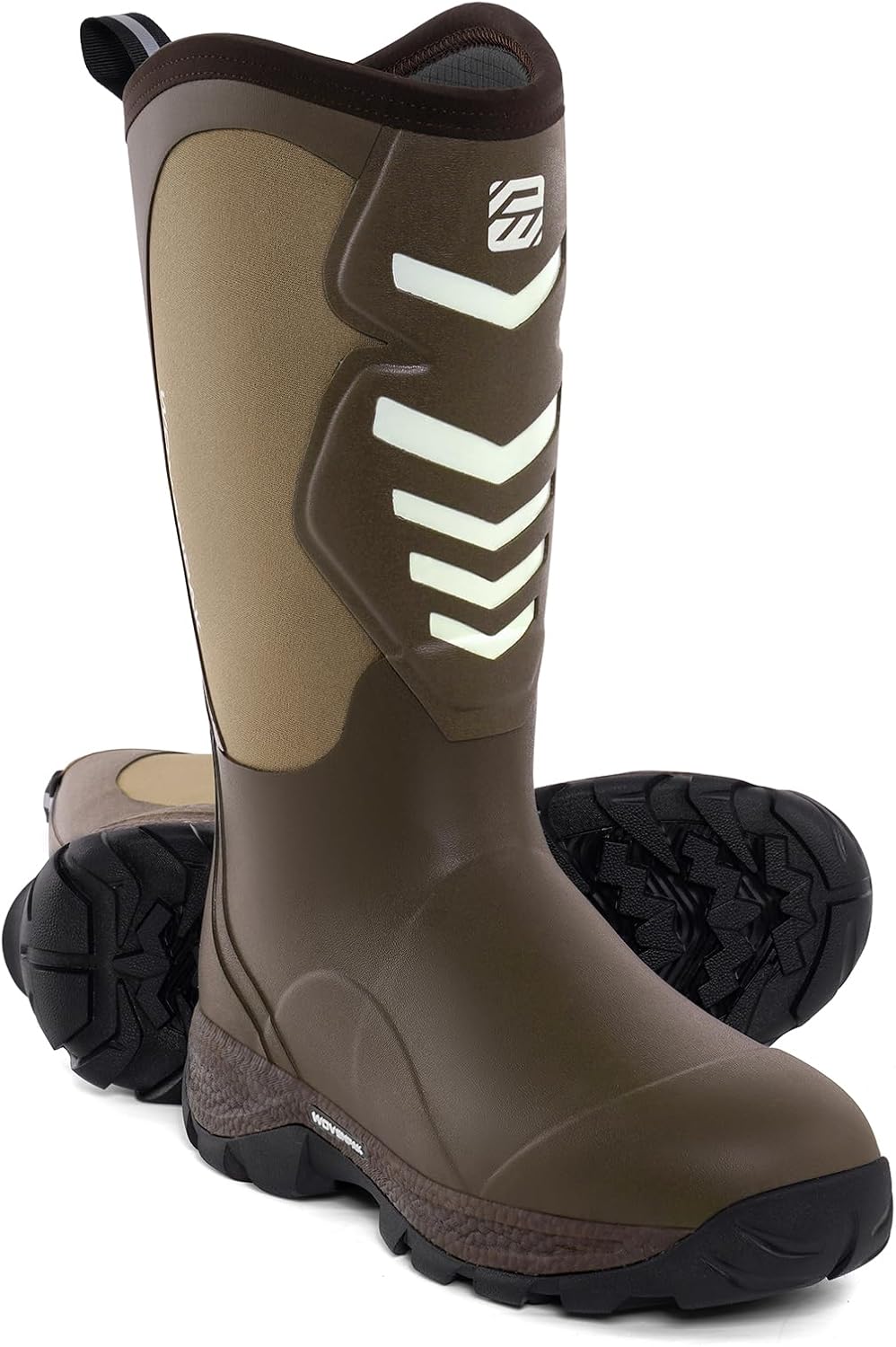 

Резиновые сапоги WOVENPAK для мужчин, мужские водонепроницаемые утепленные охотничьи сапоги со стальной вставкой, неопрениево-резиновые сапоги для грязи на улицу всесезонные, размеры 6-13 Pw Wovenpak, коричневый/болотный