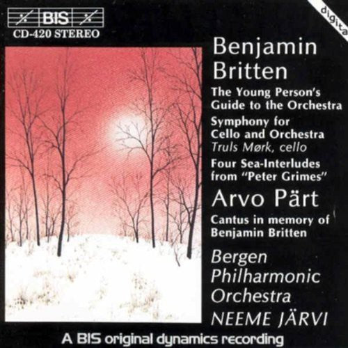 

CD диск Britten / Jarvi / Bergen Phil: Symphony for Cello & Orchestra