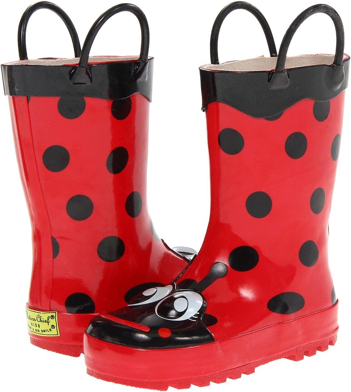 

Резиновые сапоги Ladybug Rainboot Western Chief, красный