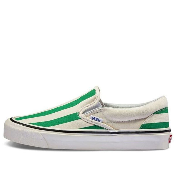 

Кроссовки slip-on 98 dx 'big stripe - white green' Vans, зеленый