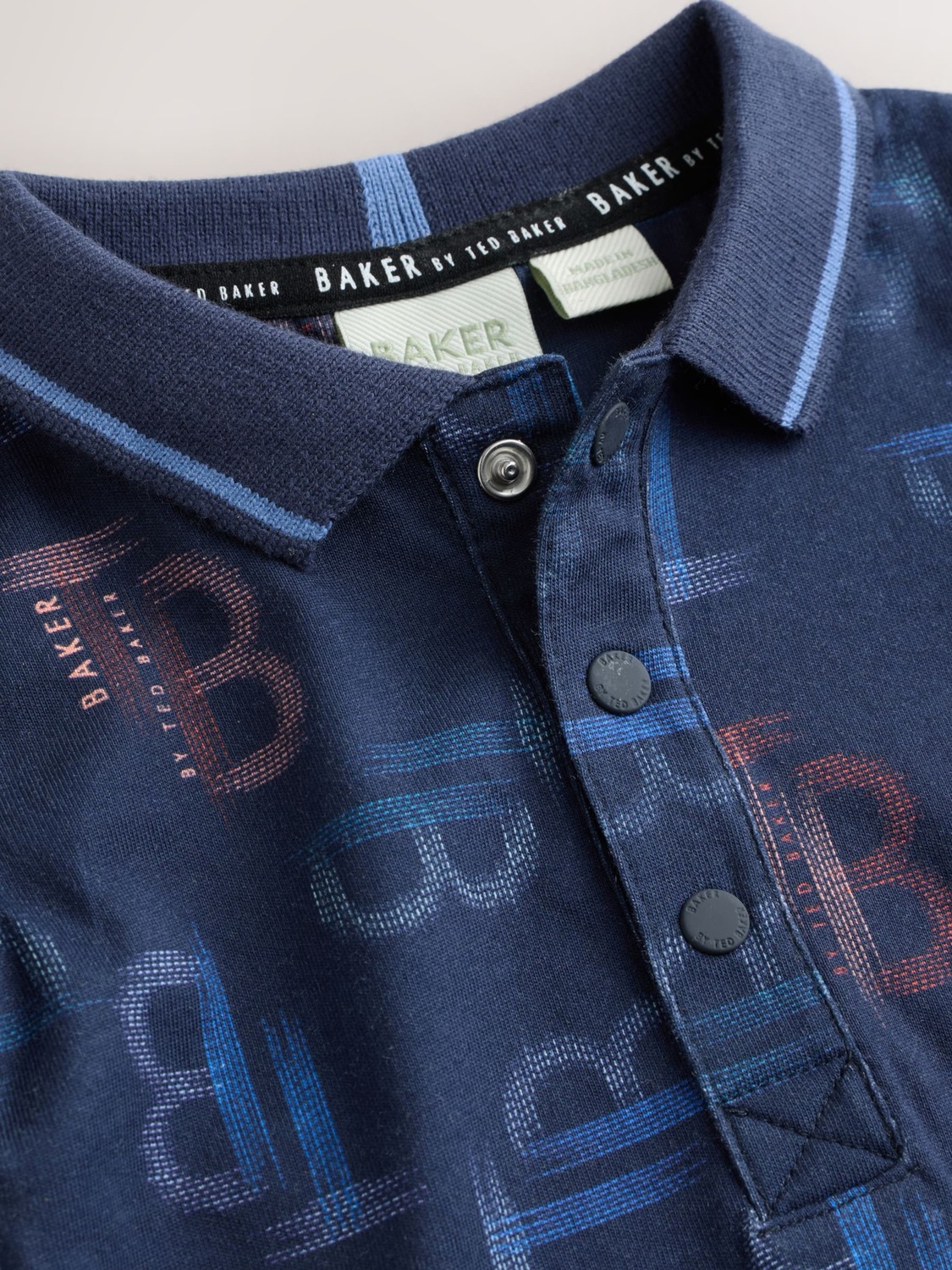 Baker by Ted Baker Ромпер/Боди в синем, темно-синем цвете — фото 3