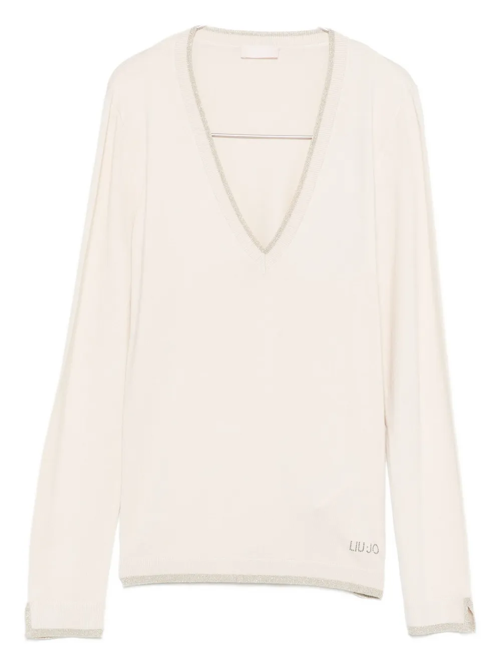 

Свитер с V-образным вырезом Liu Jo, нейтральный