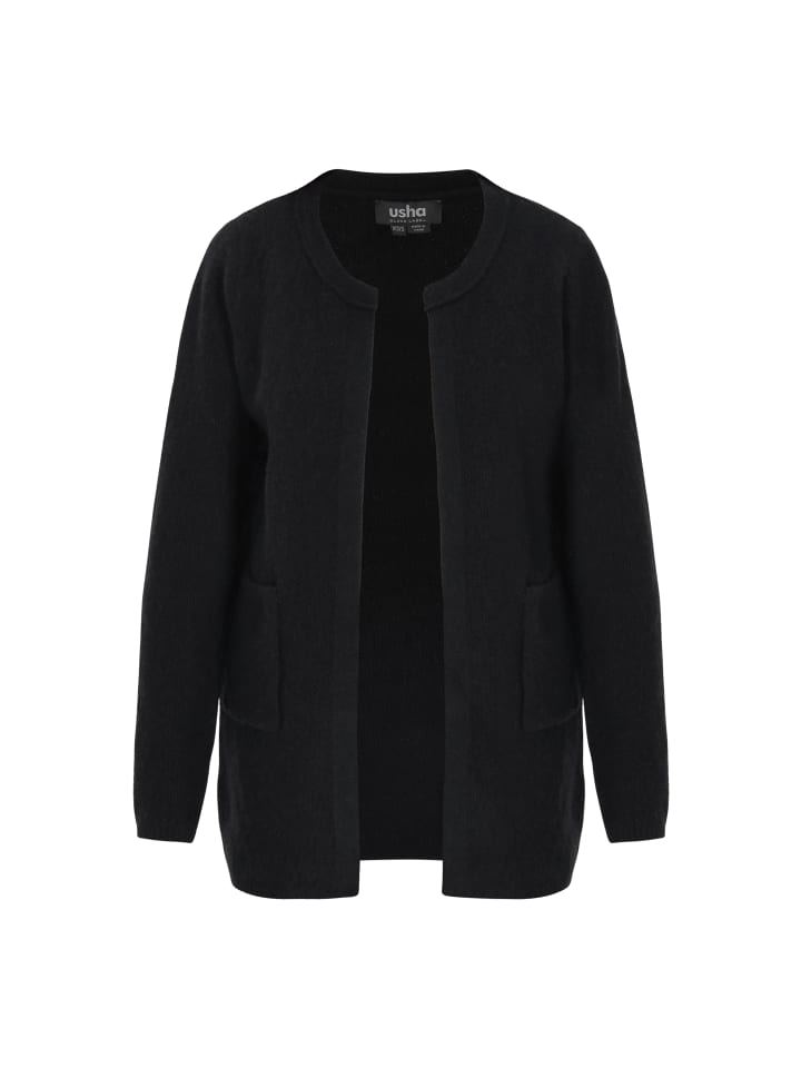 

Usha BLACK LABEL Женский кардиган черного цвета