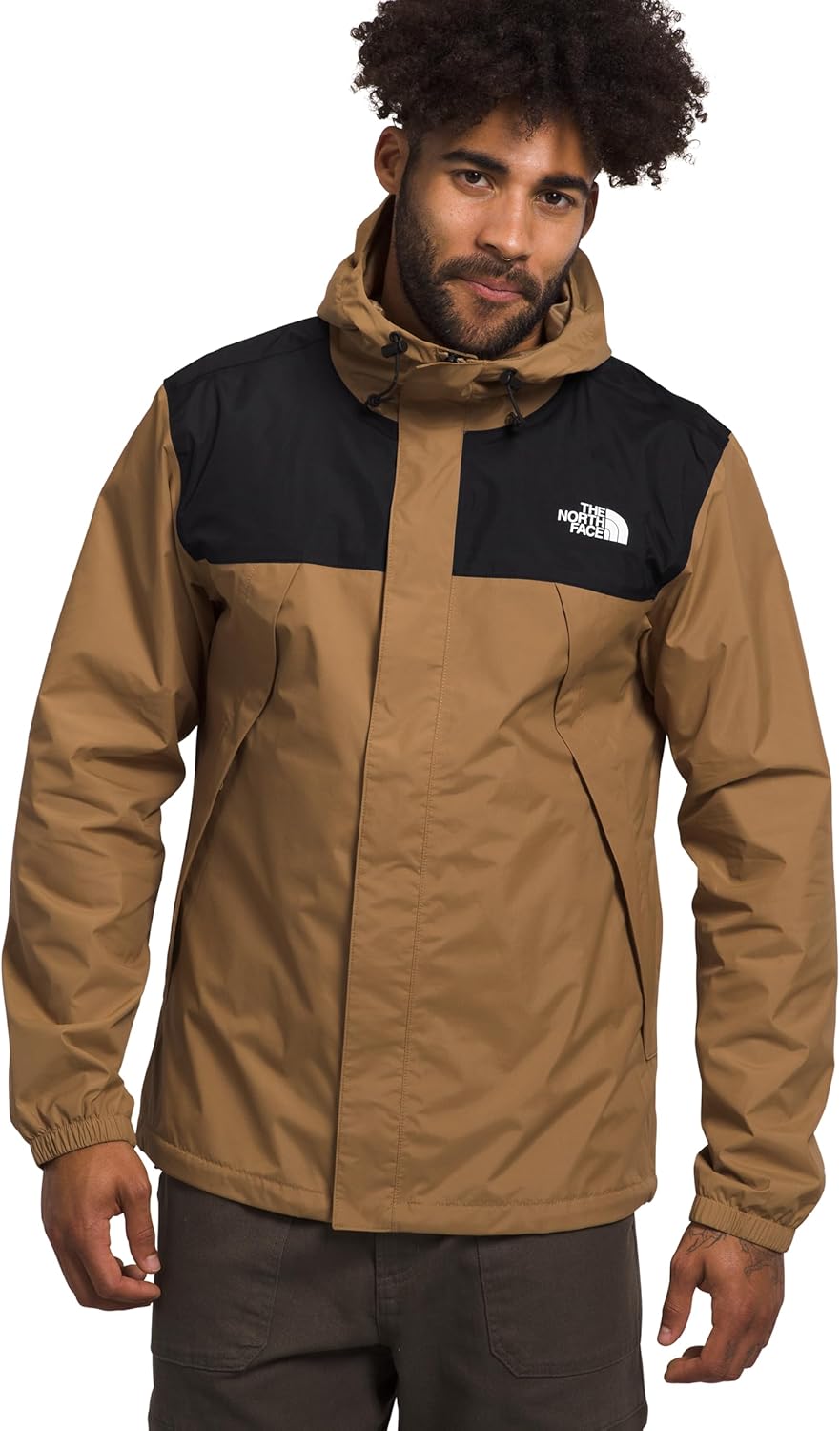

The North Face мужская куртка Antora Waterproof (Standard и Big Size), Utility Brown/Tnf Black-Npf