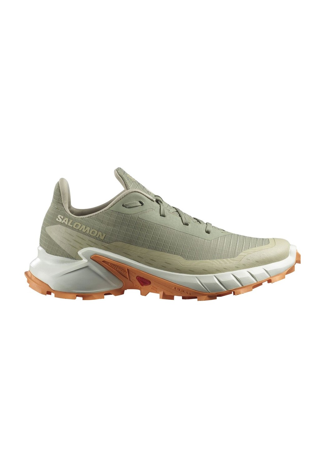Кроссовки для трейлраннинга Alphacross 5, прочные, Fuze Foam, женские Salomon, цвет Tea/ Icicle/ Pap