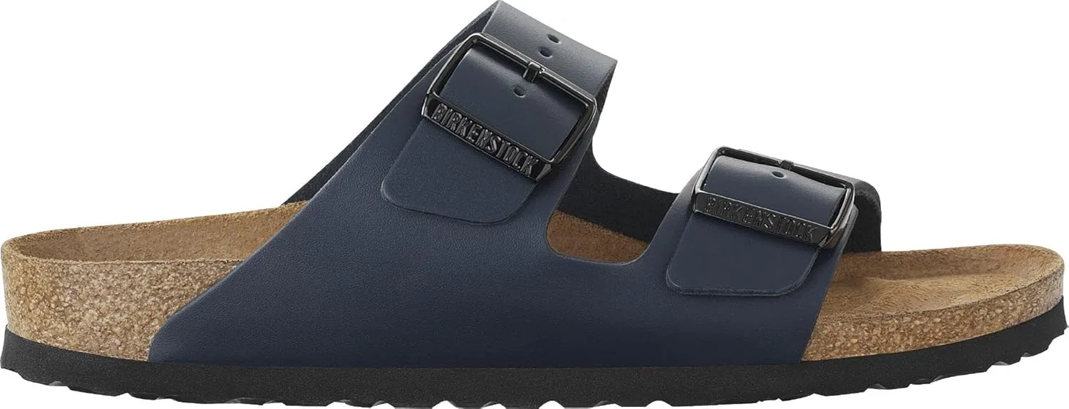 Сандалии BIRKENSTOCK Arizona, унисекс, для взрослых, натуральная кожа, стандартный размер, синий — фото 3