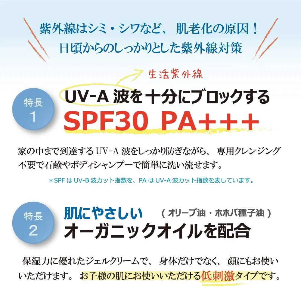 Солнцезащитный крем-гель для лица SPF30 PA+++ X-one, 50 мл