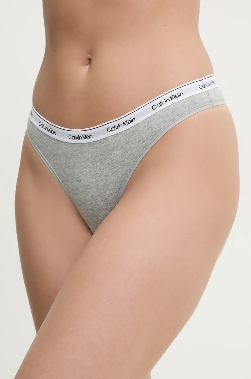 

Нижнее белье стринги Calvin Klein Underwear, серый