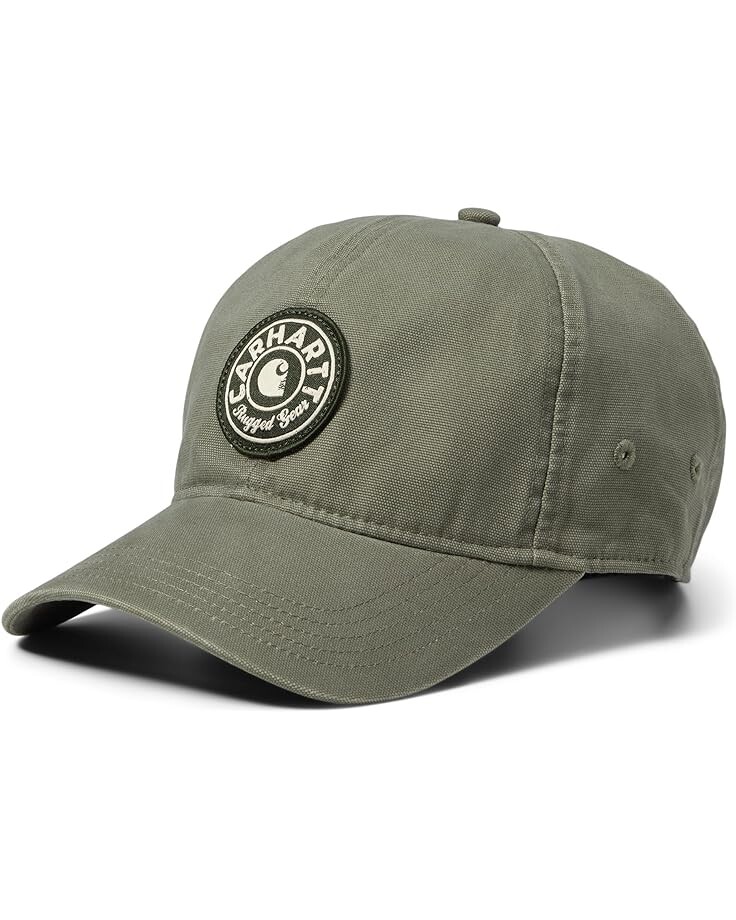 

Кепка Carhartt Canvas Rugged Gear Patch, цвет Dusty Olive