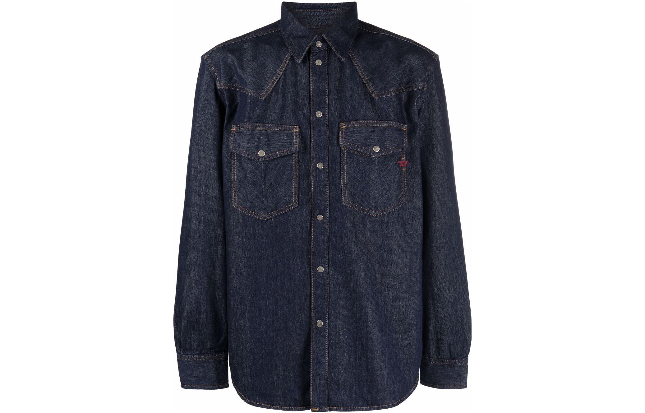 

D-Ocean Western Длинный Рукав Футболка DIESEL, Синий
