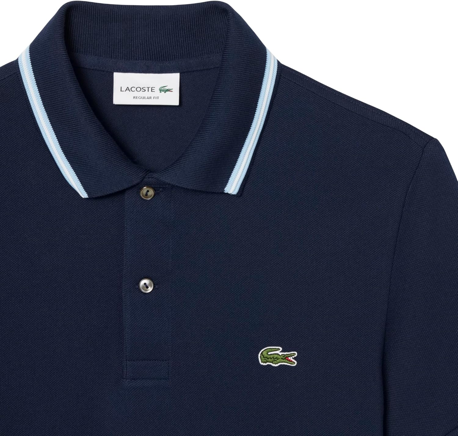 Футболка поло Lacoste, мужская, классическая, Navy Blue — фото 2