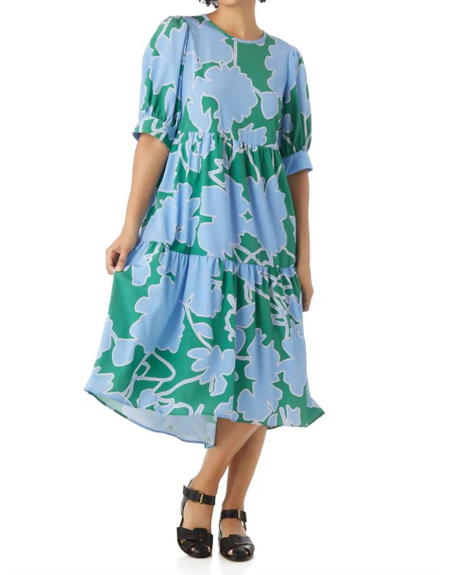

Платье Barrett с цветочным рисунком Crosby by Mollie Burch, цвет floral figure