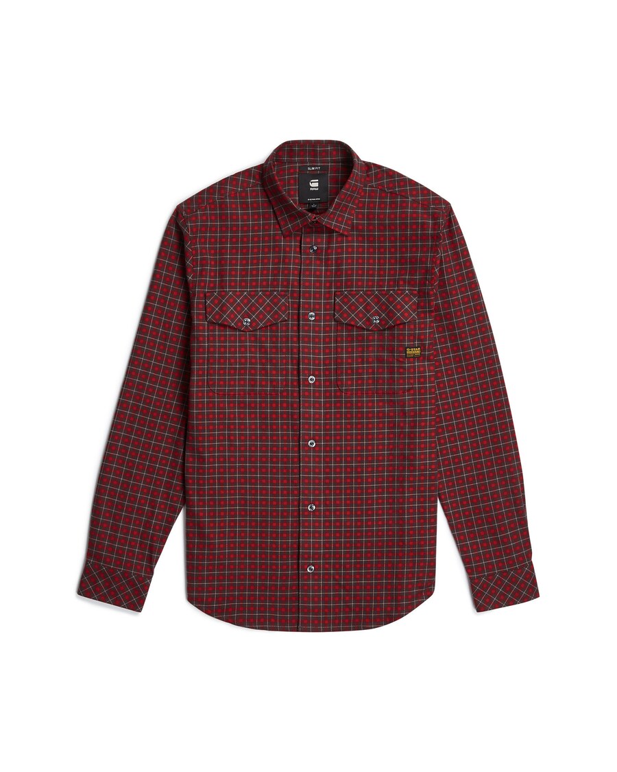 

Рубашка Slim Fit на пуговицах G-STAR Marine, Wine Red