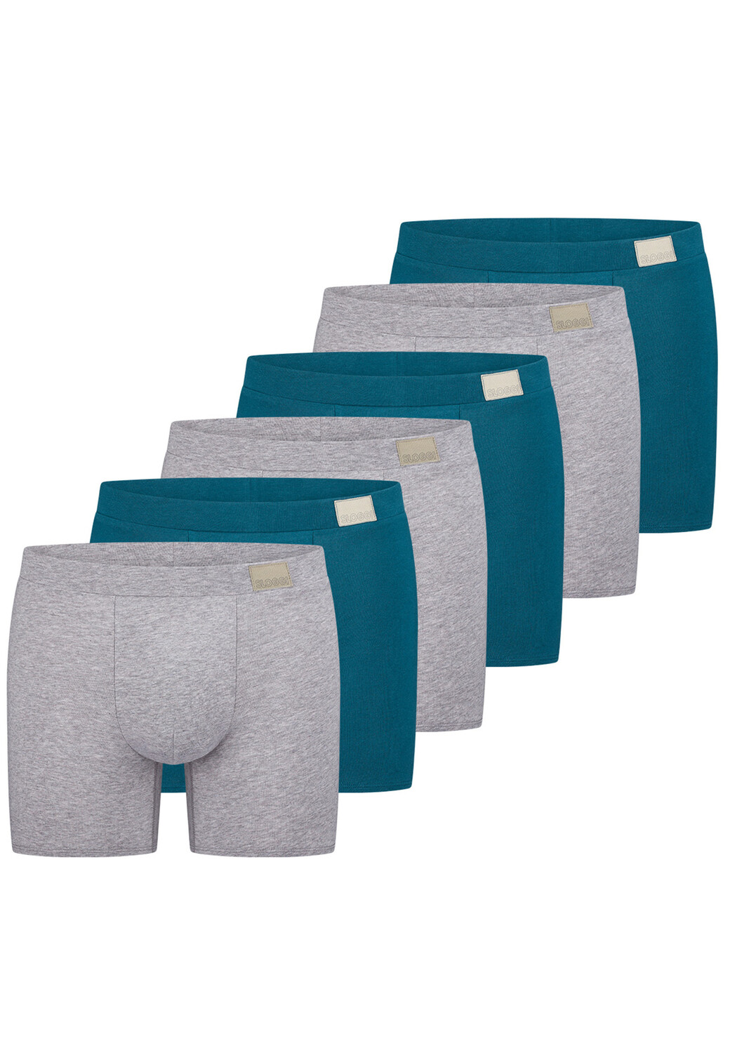 

Трусы Sloggi Long Short/Pant men GO Natural, цвет Grau/Türkis