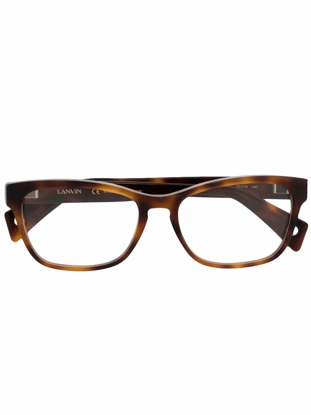 

Солнцезащитные очки в оправе 'кошачий глаз' черепаховой расцветки Lanvin, коричневый