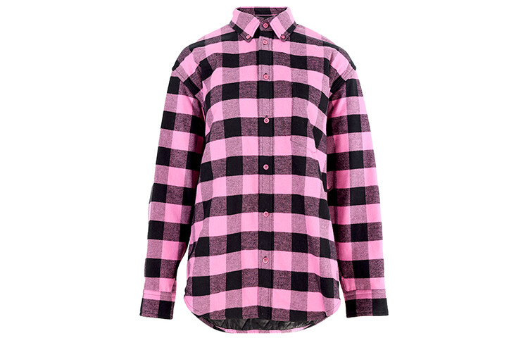 

Рубашка женская розовая Balenciaga