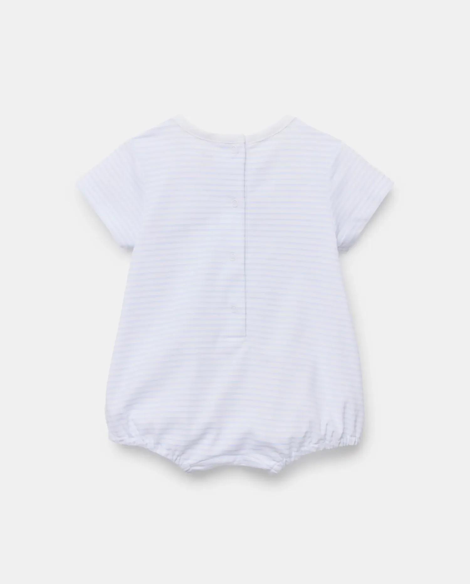 Выкройка для короткого комбинезона с фантазийным принтом для младенца Cotton Juice, синий — фото 2
