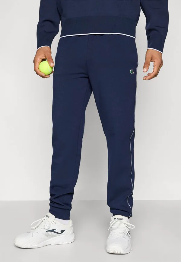 Теннисные спортивные штаны Lacoste Sport, Navy Blue — фото 4