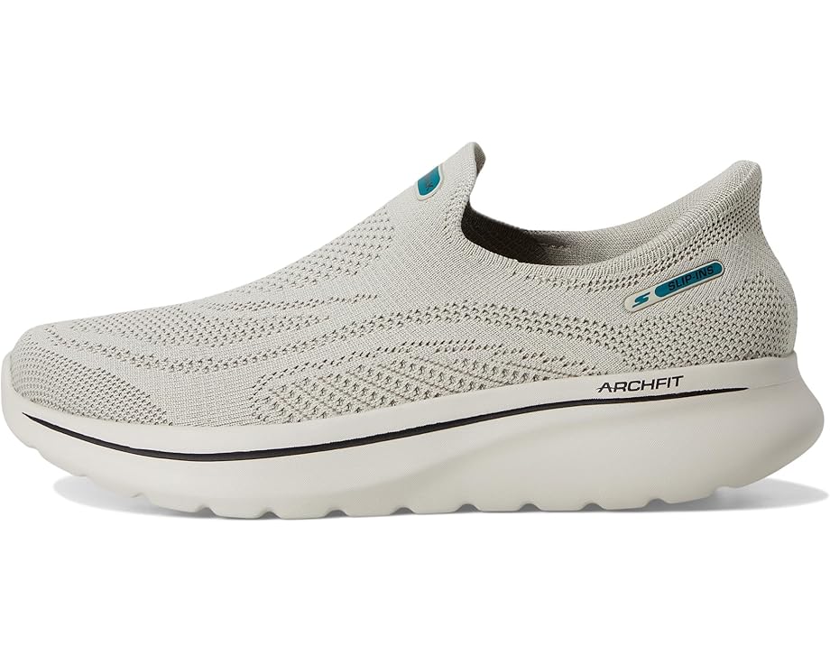 Кроссовки SKECHERS Performance Go Walk Arch Fit N-joy Dale Hands Free Slip-in, серо-коричневый — фото 4