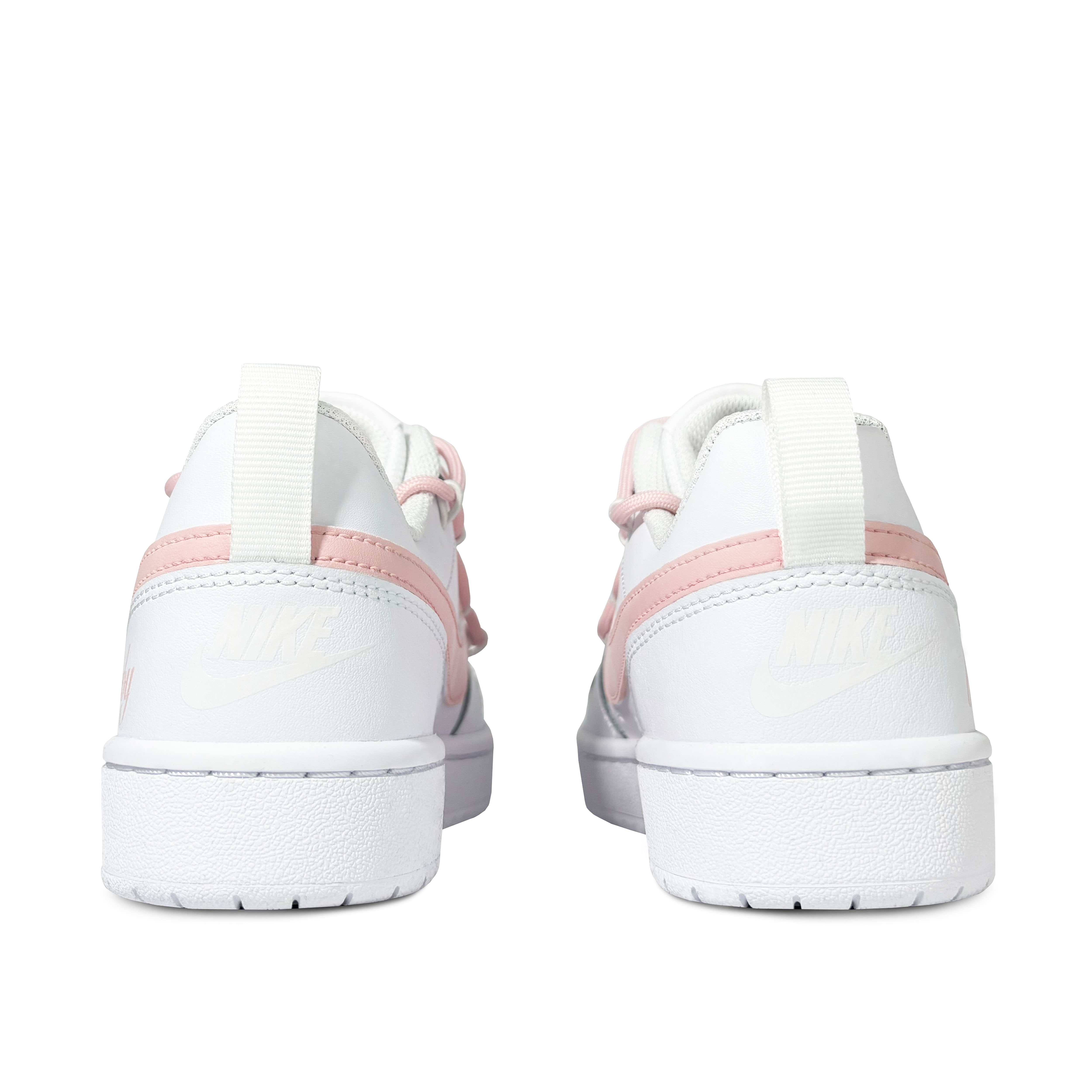 Nike Детские кроссовки для скейтбординга Court Borough Low 2 с низким верхом, белые, для подростков — фото 4