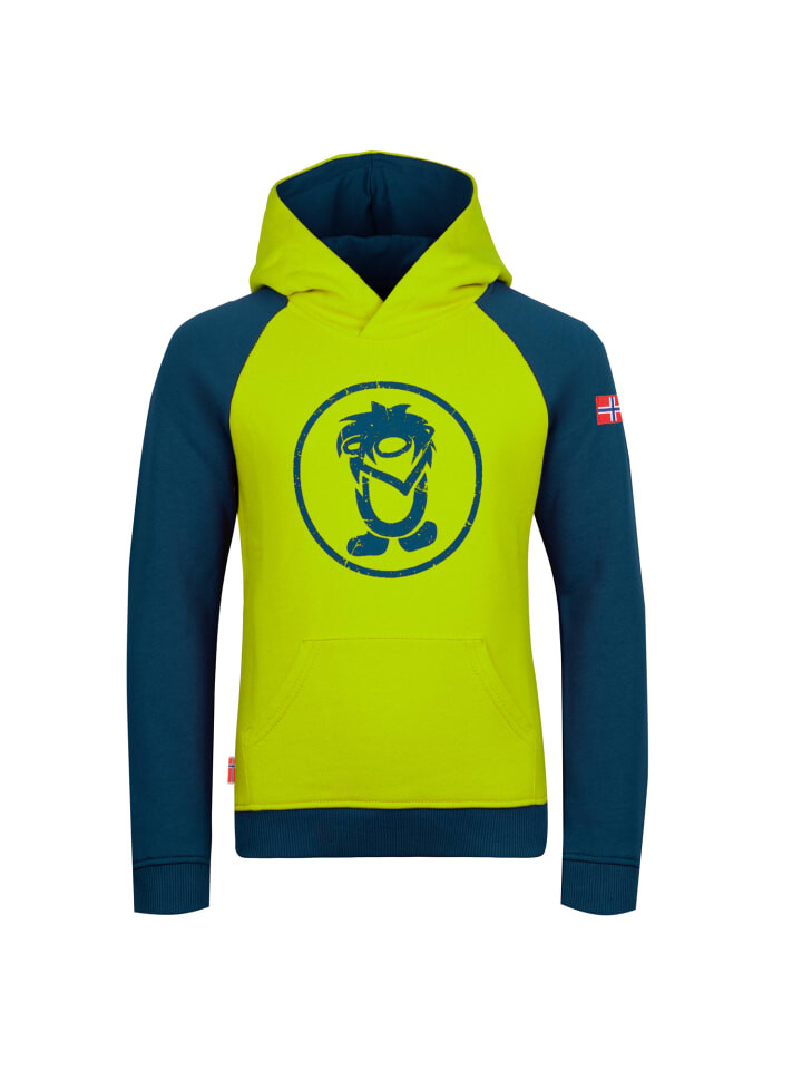 

Пуловер Trollkids Stavanger, цвет petrol