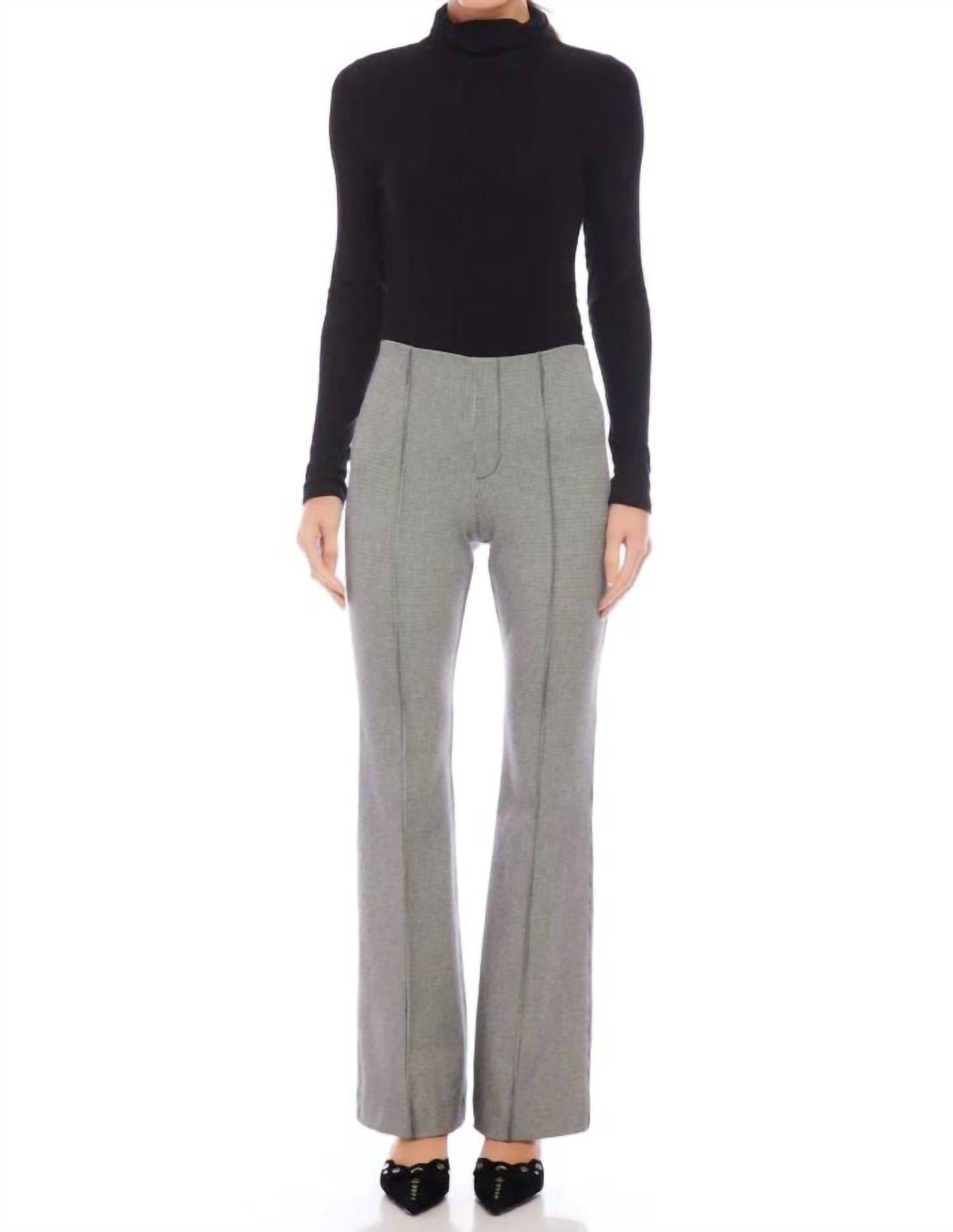 

Брюки Emerson Boot Cut в ломаную клетку Fifteen Twenty, цвет houndstooth