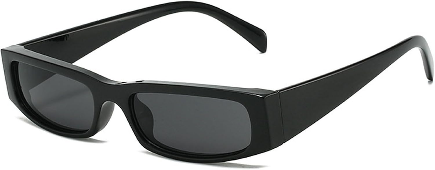 

Солнцезащитные очки в стиле ретро прямоугольной формы для женщин и мужчин, 90-е годы, маленькие винтажные квадратные солнцезащитные очки, модные прямоугольные очки mincl, C5